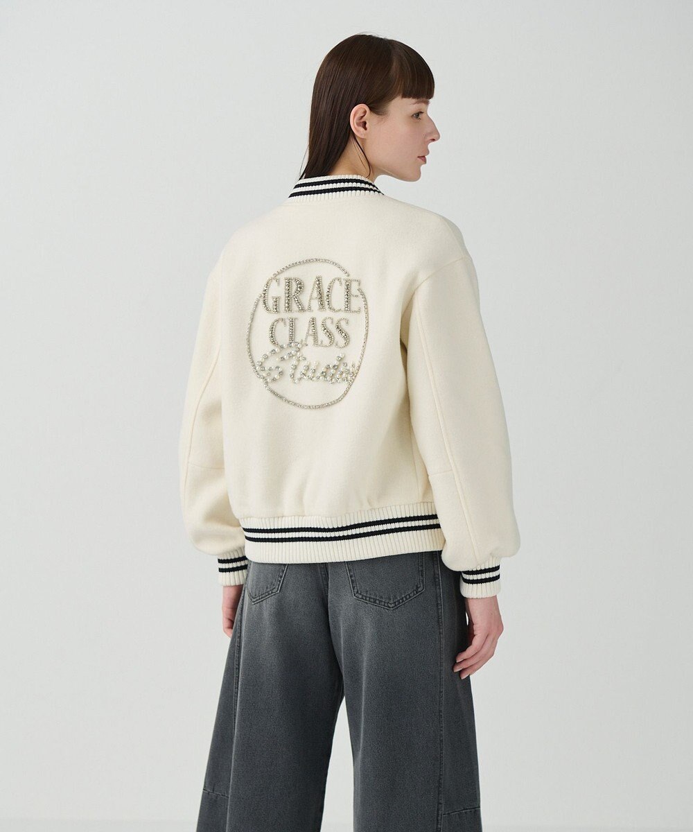 GRACE CONTINENTAL ビジューembアワードジャケット 