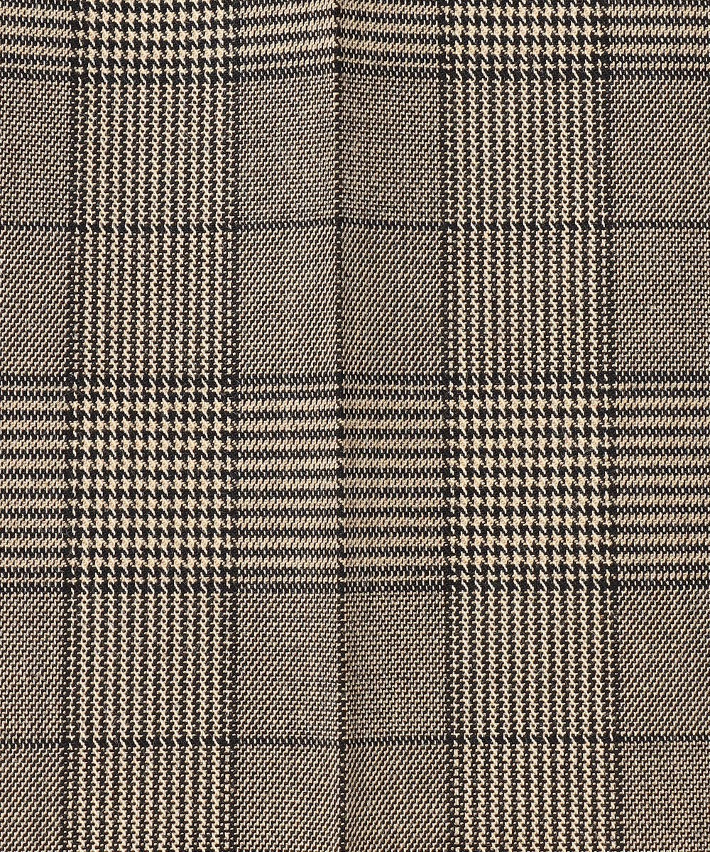 23区 【洗える】ドライ2WAYストレッチ チェック テーパード パンツ 