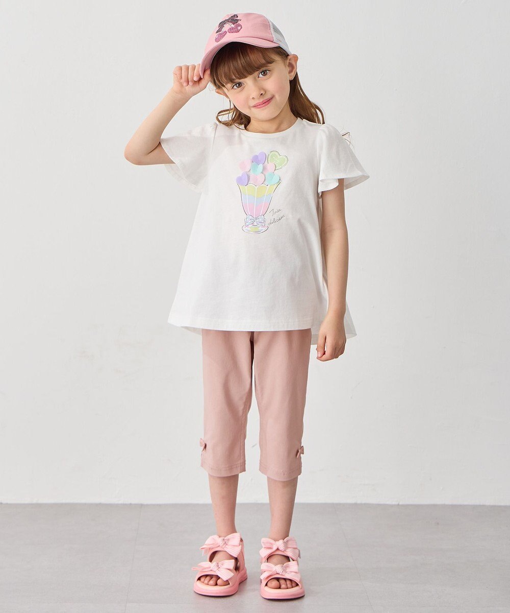 ANY KIDS 【温度で色が変わる】接触冷感 しろくま ミラクルプリント Tシャツ 