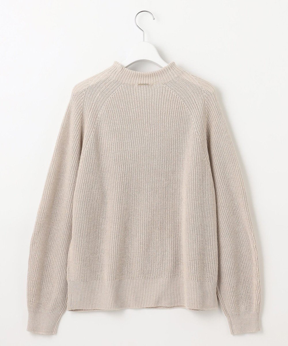 自由区 【洗える】コットンウールミドルゲージプルオーバー ニット 