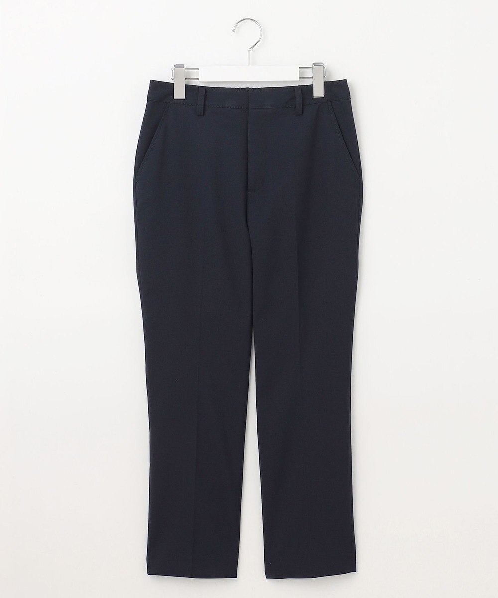 J.PRESS LADIES S 【洗える】シャークスキン テーパード パンツ 