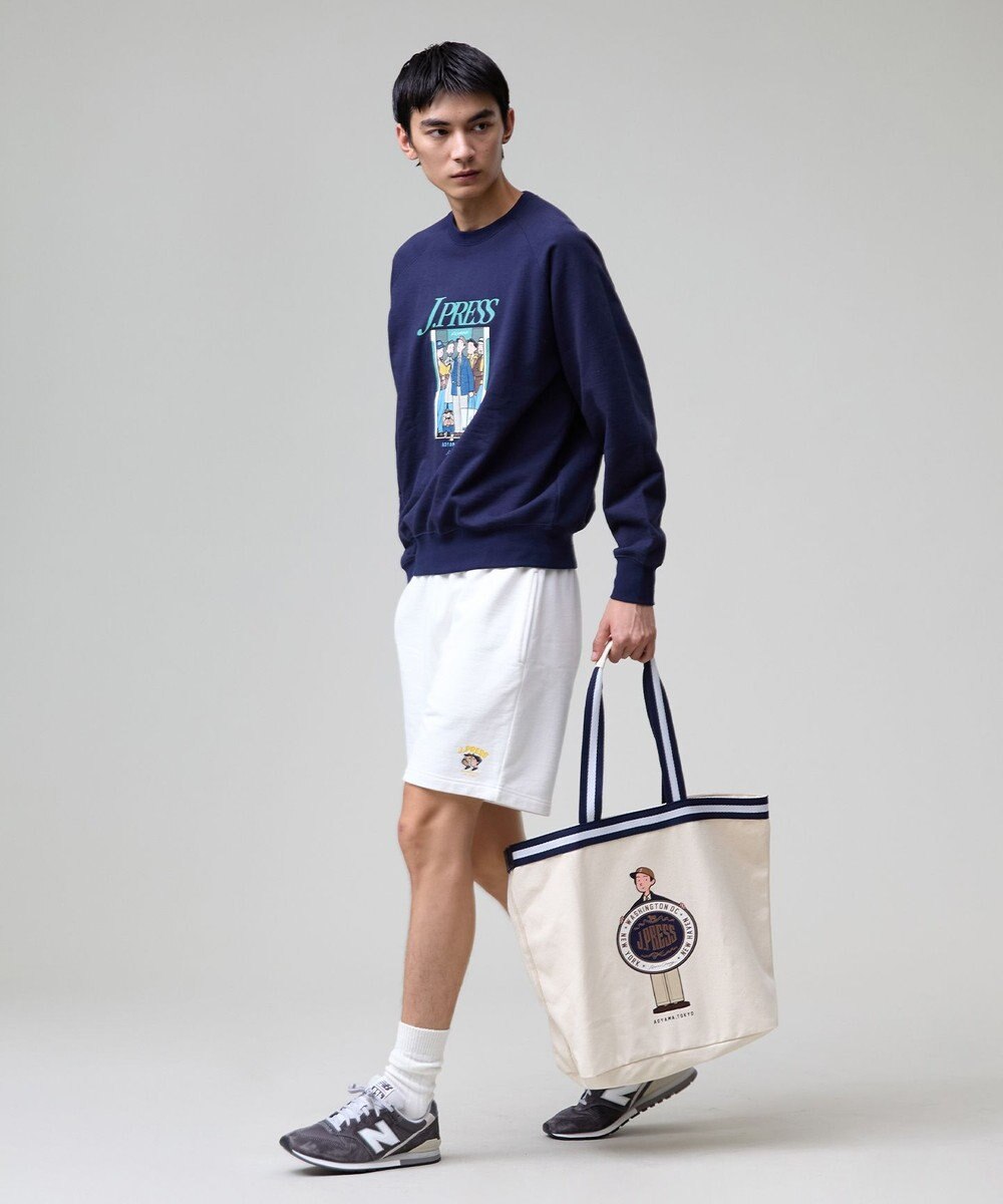 J.PRESS MEN 【AaronChang】【UNISEX】プリントスウェット シャツ 