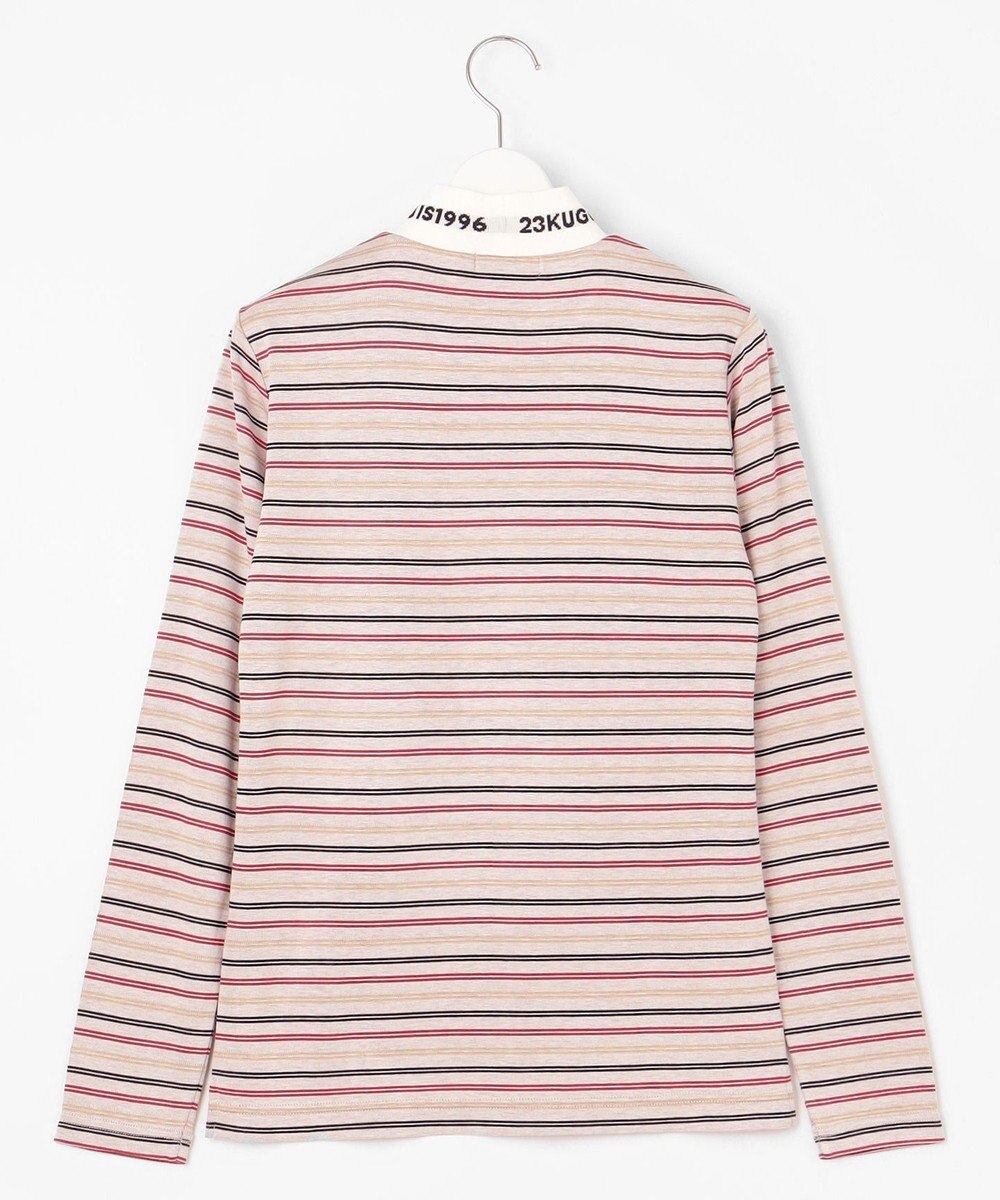 23区GOLF 【WOMEN】エニワイズ ジャガード モックネックシャツ 