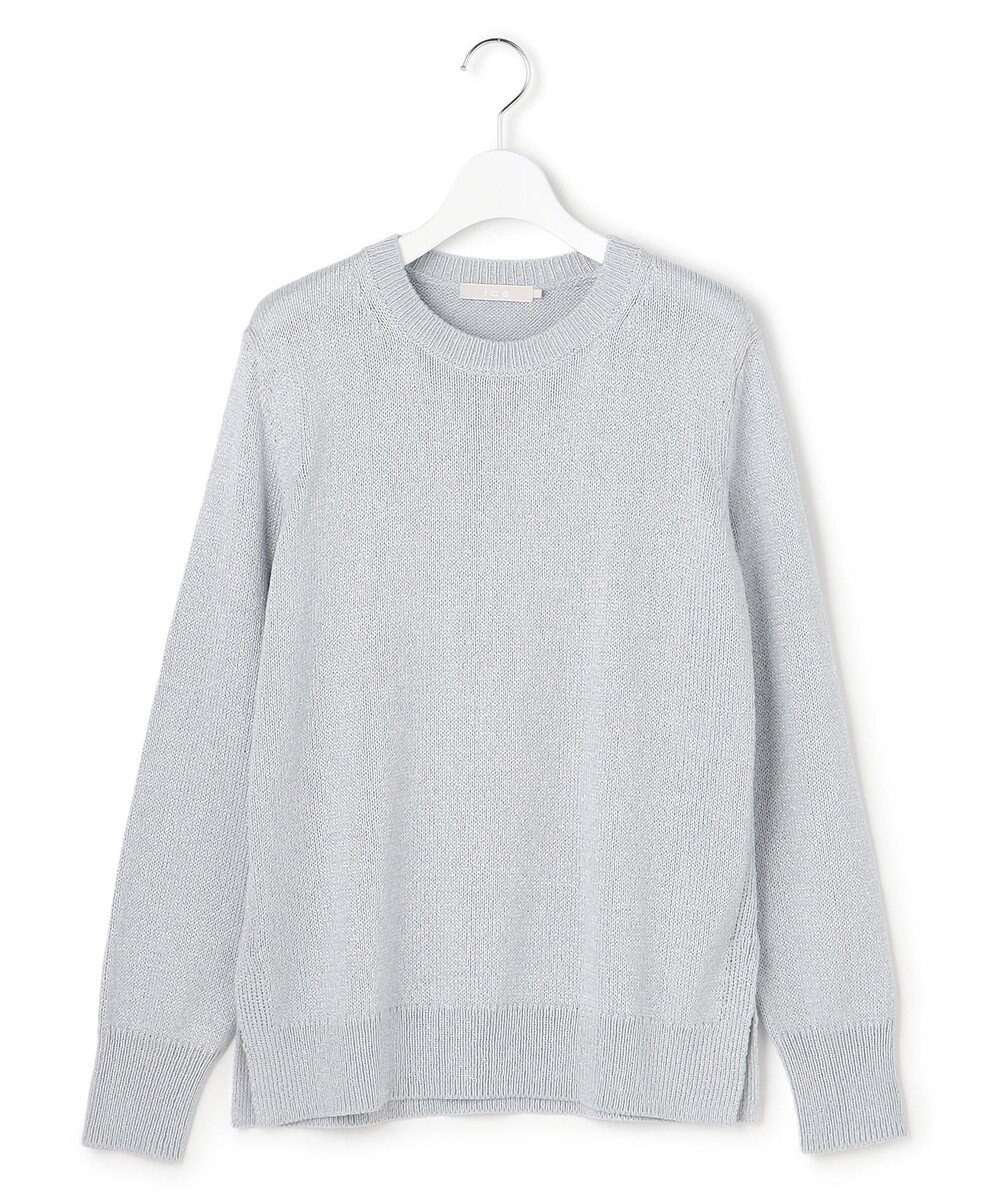 ICB L 【先行予約】 グロッシーペーパーブレンド クルーネックプルオーバー 