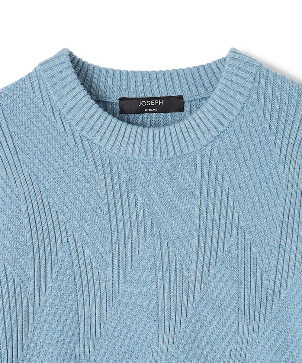 JOSEPH HOMME 新柄【洗える】シルクバルキー  クルーネックニット 