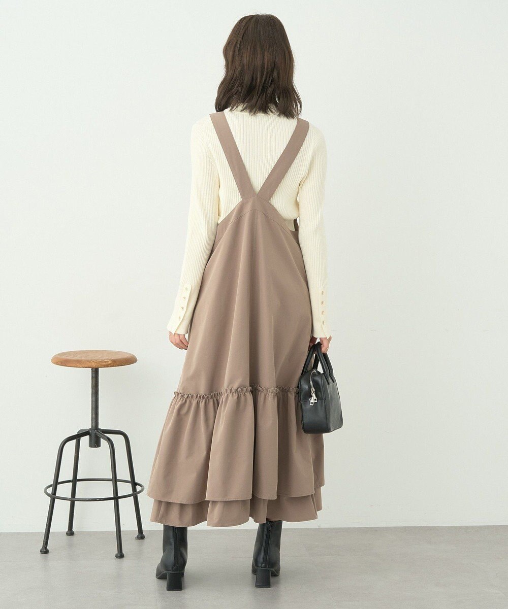 earth music&ecology ティアードフリルジャンスカ 