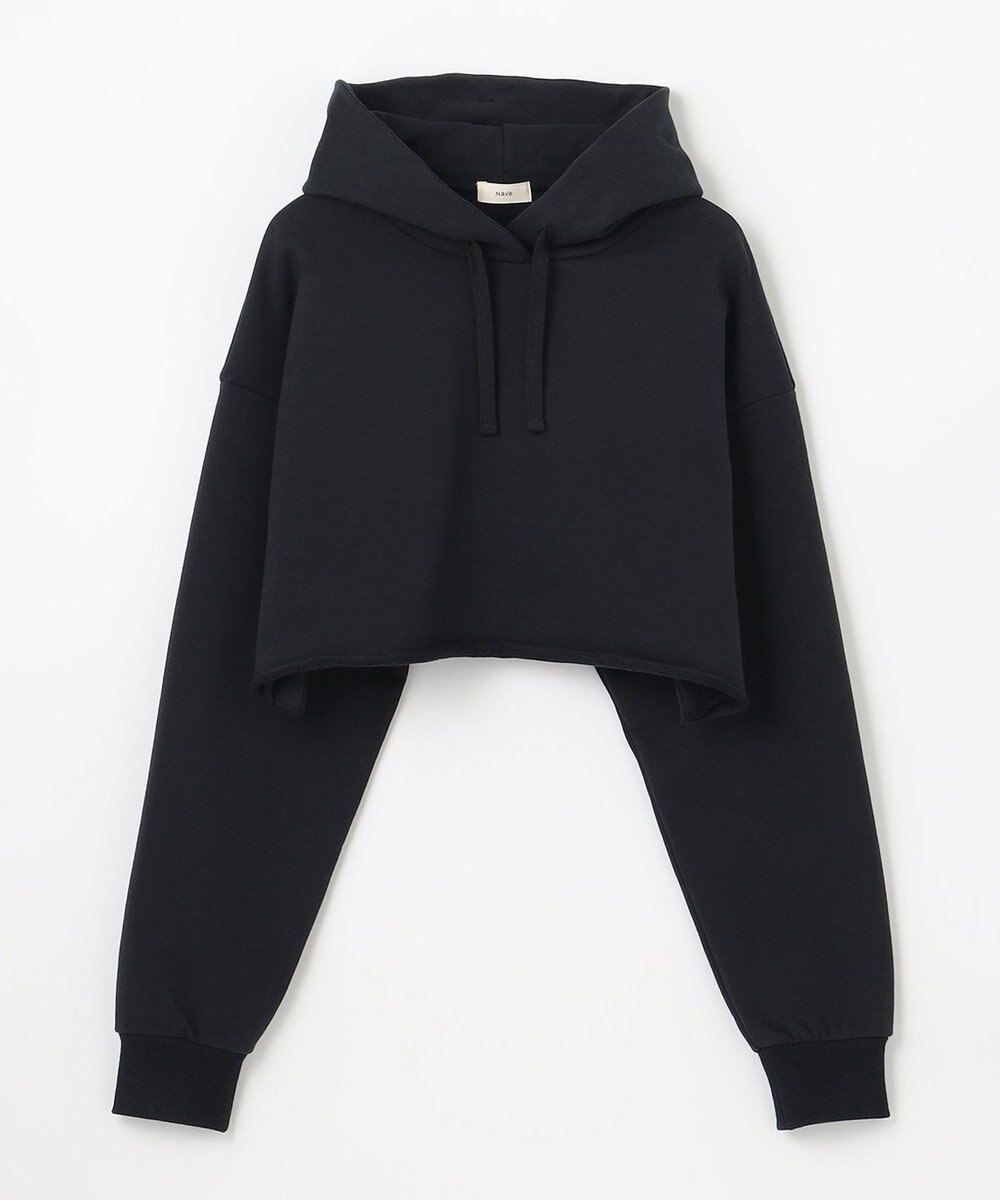 NAVE 【Nave  洗える】裏毛 クロップドパーカー 