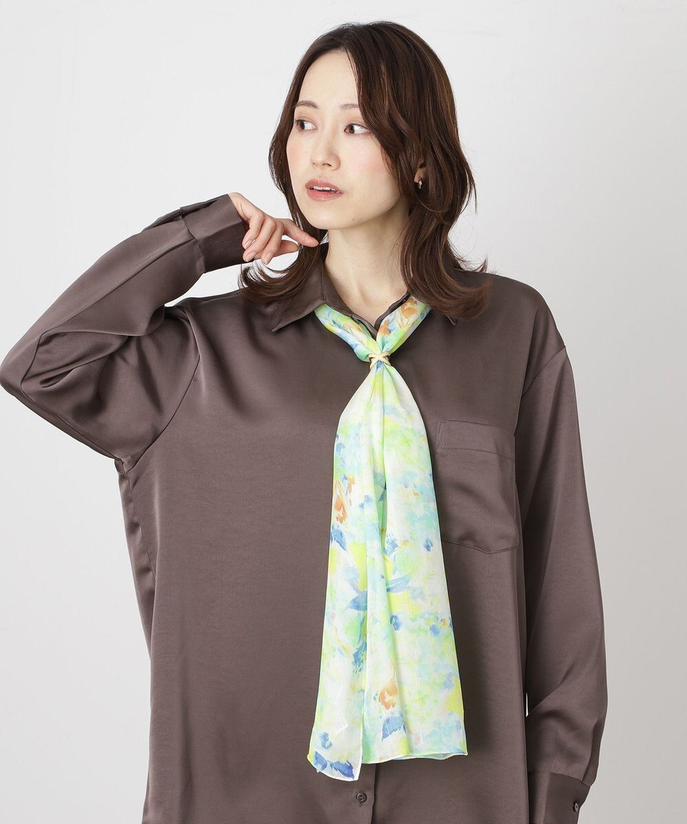 MOONBAT Luna Luce(ルナルーチェ)スカーフリング パール調 Cross Ring お手持ちのスカーフを通すだけ ギフト 