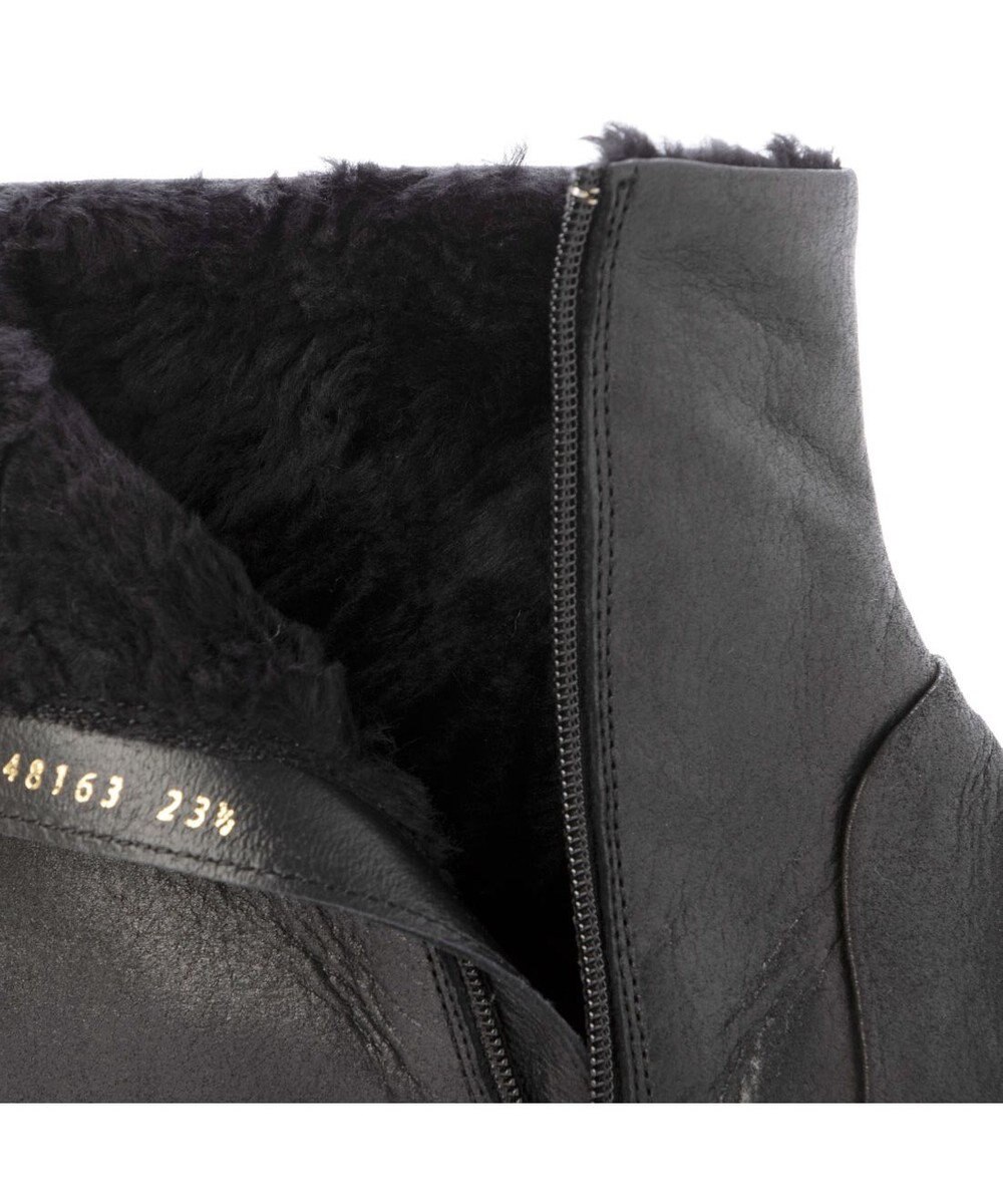 MODE ET JACOMO <D'ICI>プレーンボアショートブーツ 