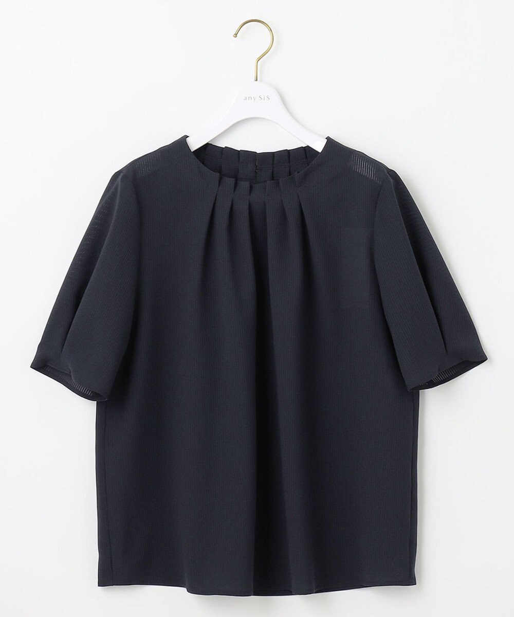 ANY SIS 【美人百花6月号掲載】シアーストライプ ブラウス 