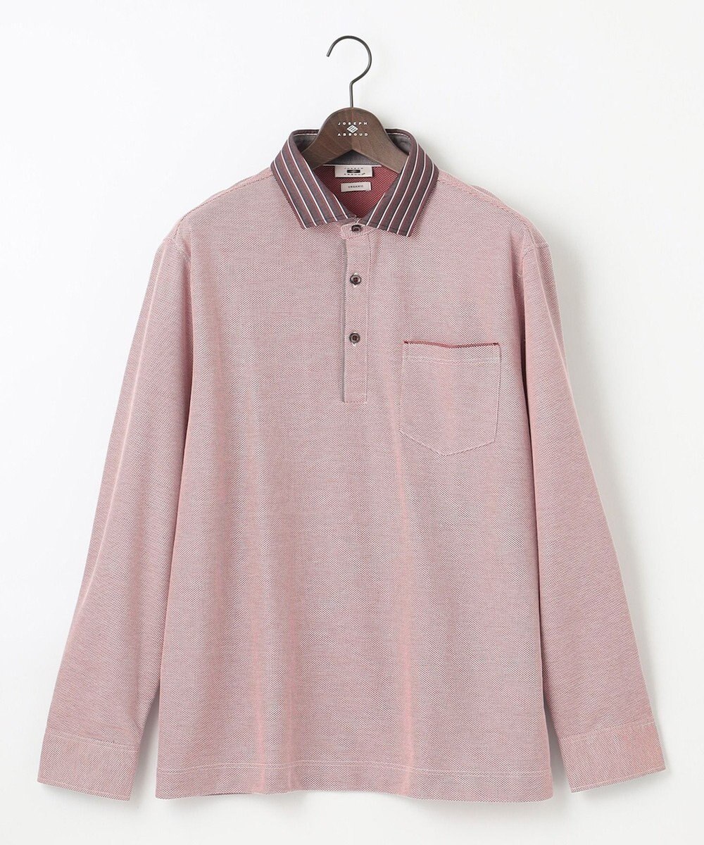 JOSEPH ABBOUD 【キングサイズ・オーガニックコットン】ダディポロシャツ 