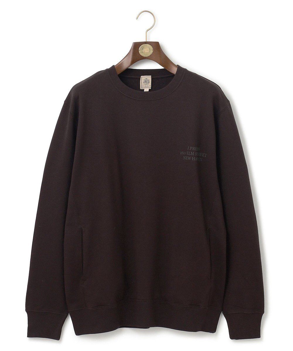 J.PRESS MEN インレージャージー アドレスプリント ロゴトレーナー 