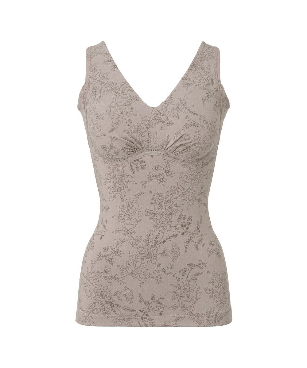 BRADELIS New York 【Yukine inc. 】ゆきねえ365綿混モアらくフルカップブラキャミ23 補正下着 締め付けすぎない快適シェイパー 