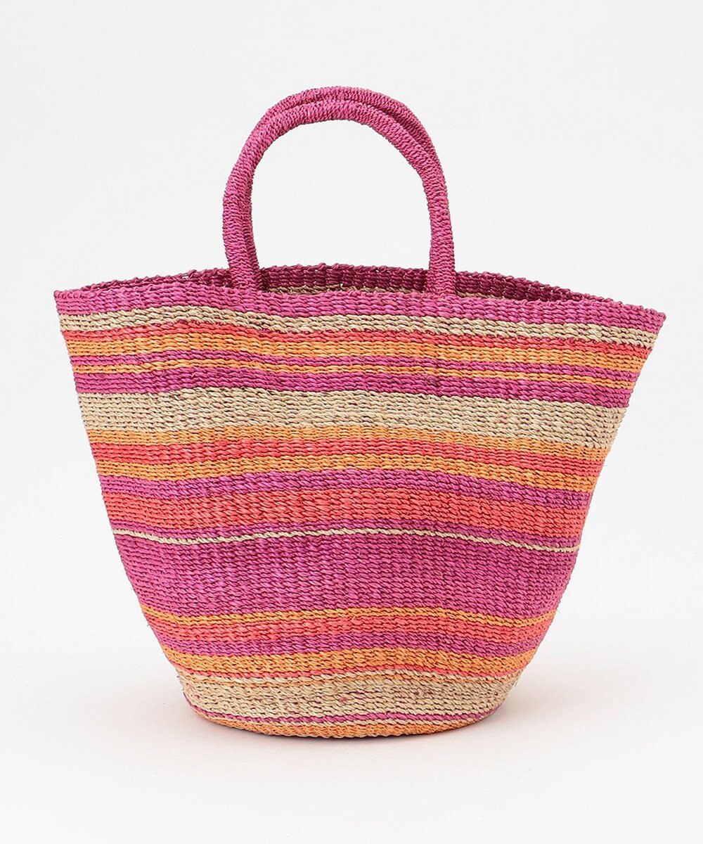 ONWARD CROSSET SELECT 【VIOLAd’ORO】MIRO アバカカラーボーダーバッグ M 