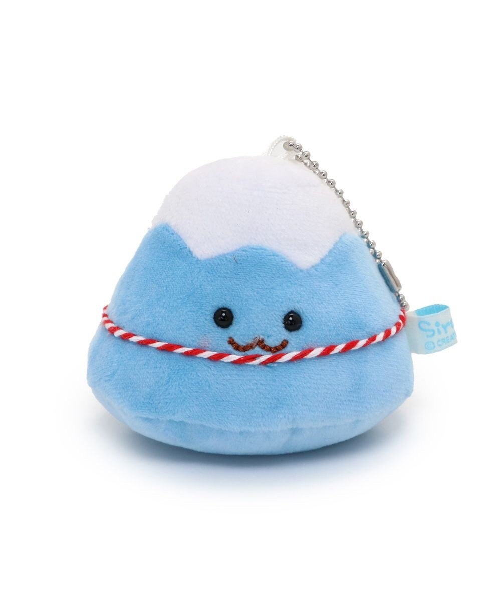 Mother garden しろたん 縁起物キーホルダー 《富士山しぇる》 単品 
