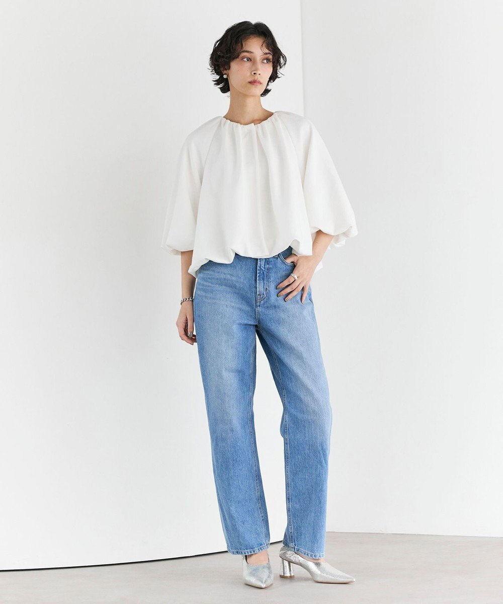 #Newans 【セレモニーにも/洗濯機可】バルーンヘムライトブルゾン​ 