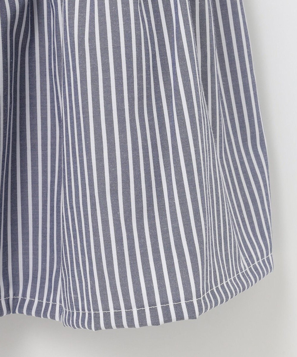 ANY KIDS ストライプ シャツ ワンピース 