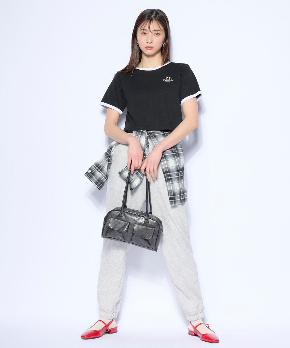 OP／FILA 【Kappa】ワンポイント 半袖リンガーTシャツ 