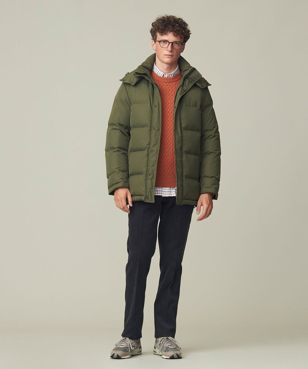 J.PRESS MEN 【Cash Lamb's Wool】ケーブルクルーネック ニット 