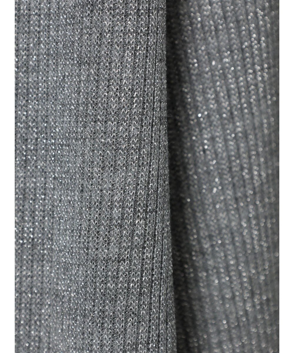 Green Parks ラメリブタートルカットソー 