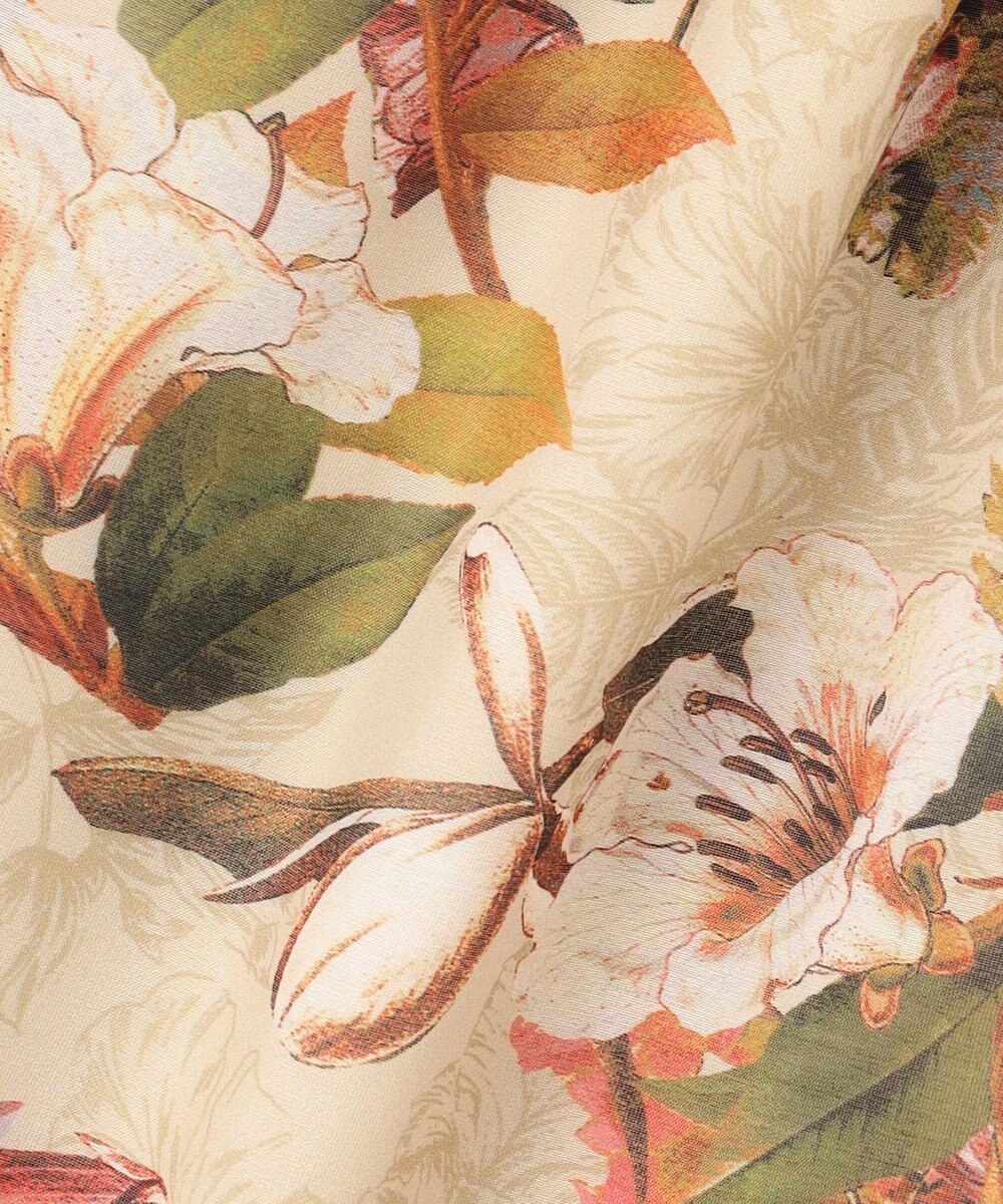 自由区 ボタニカルプリントドロスト パンツ 