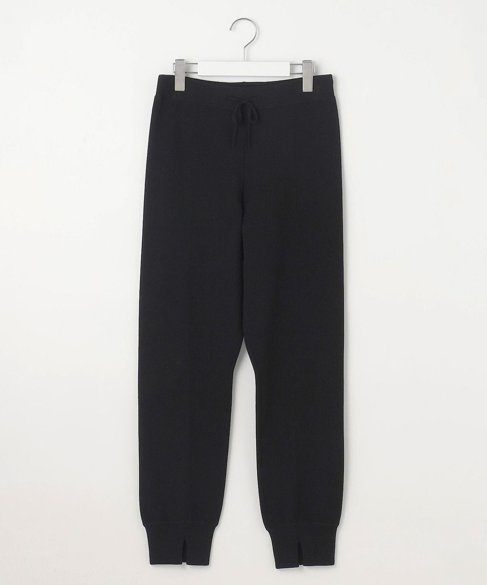 自由区 S 【セットアップ対応・洗える】レーヨンストレッチニットジョグ パンツ 