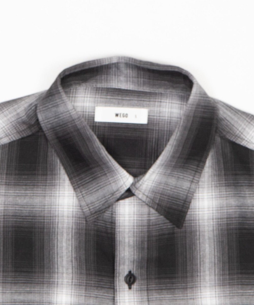 WEGO オンブレチェックシャツ（SS） 