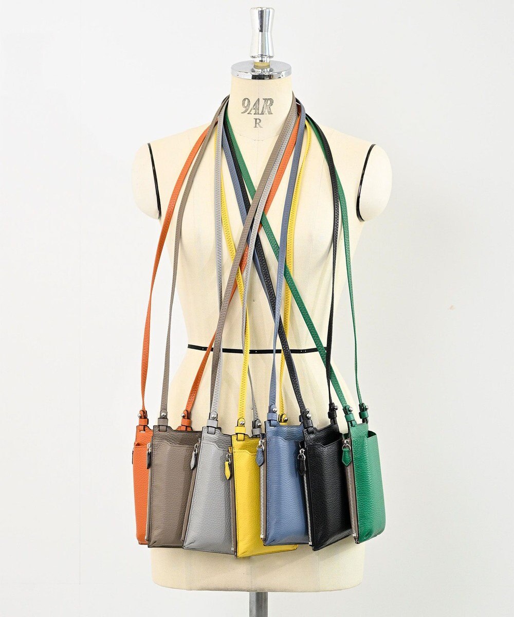 Atelier nuu 本革 スマホショルダー 