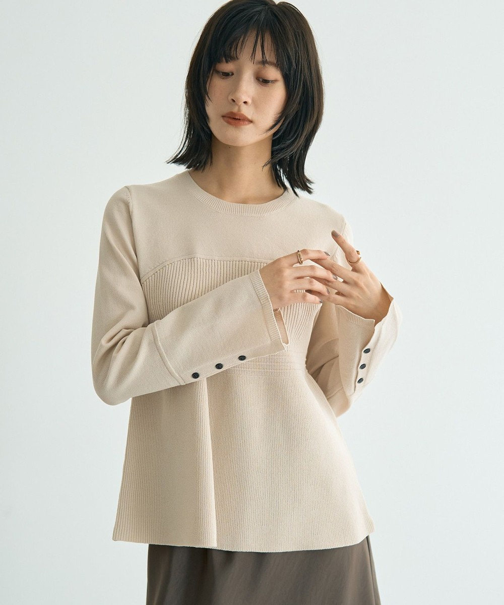 YECCA VECCA ビスチェデザインニット 