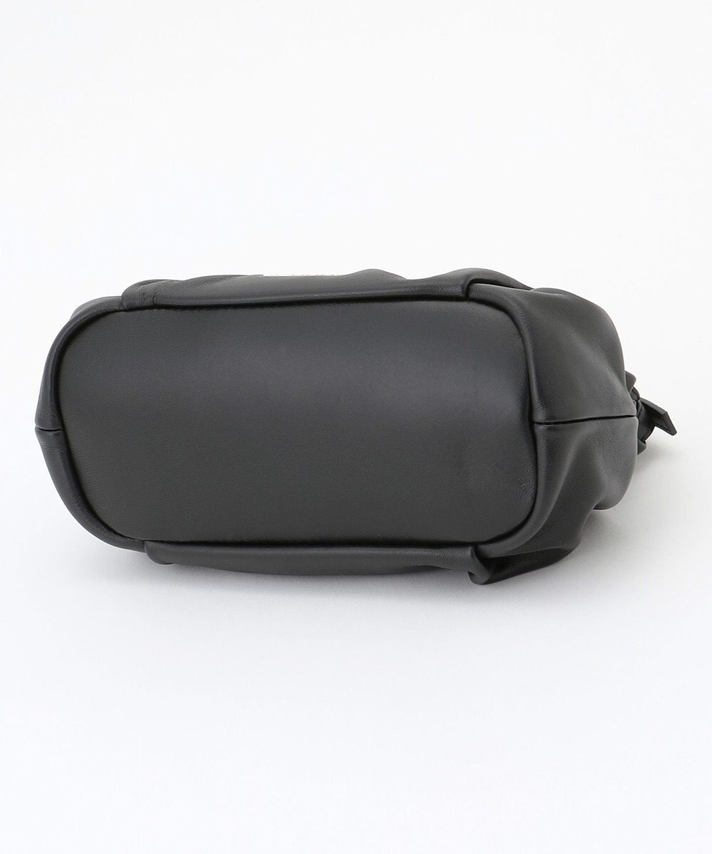 LA BAGAGERIE シープレザー　ギャザーミニマムバッグ 