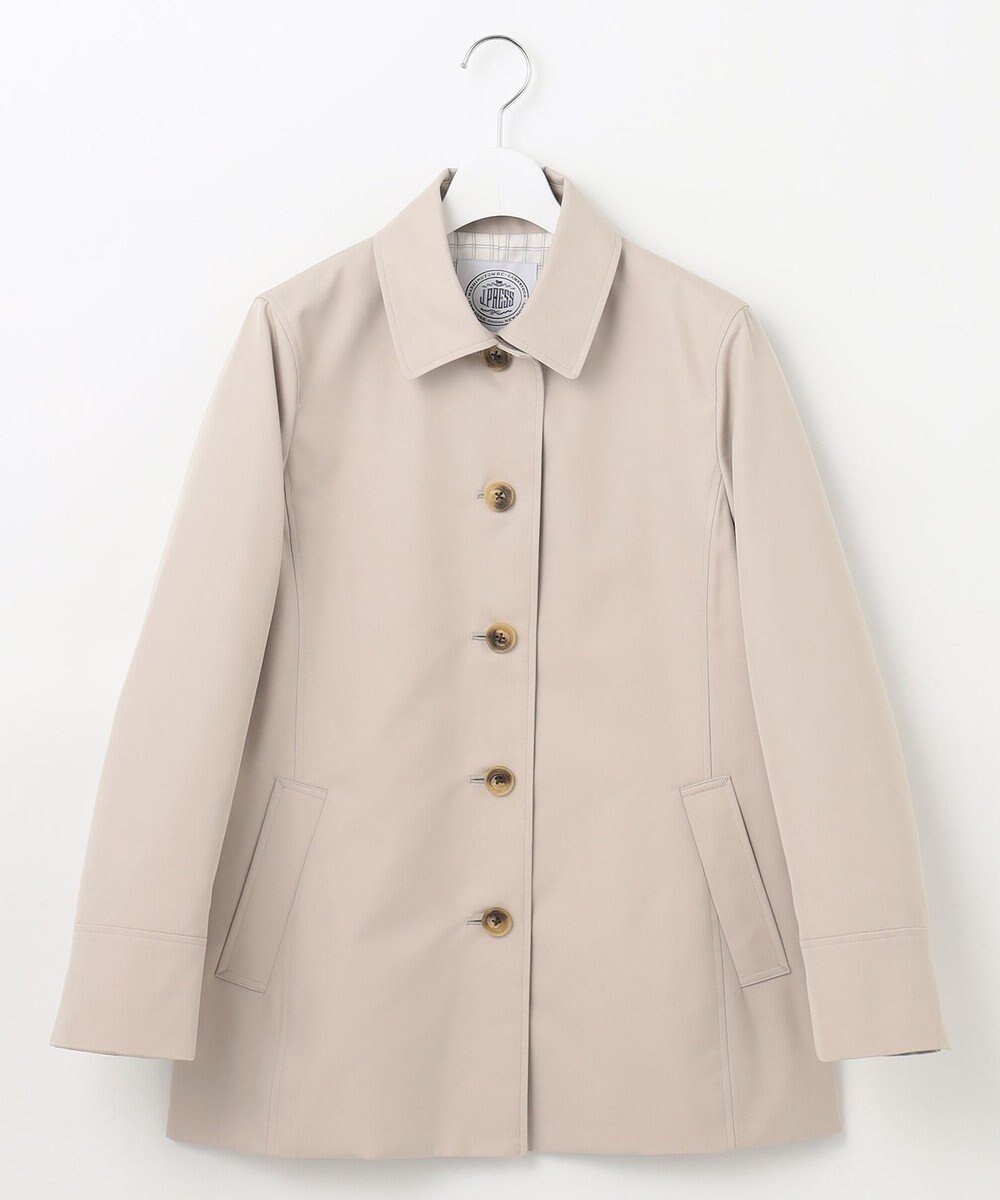 J.PRESS LADIES S 【WEB限定カラーあり・撥水】80/2 T/C ツイル ステンカラー ショートコート 