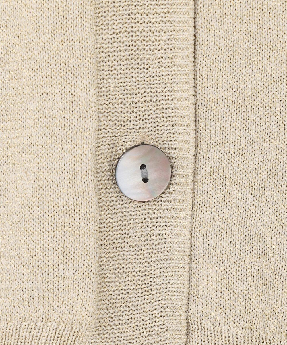 自由区 L ペーパーコットンニット カーディガン 