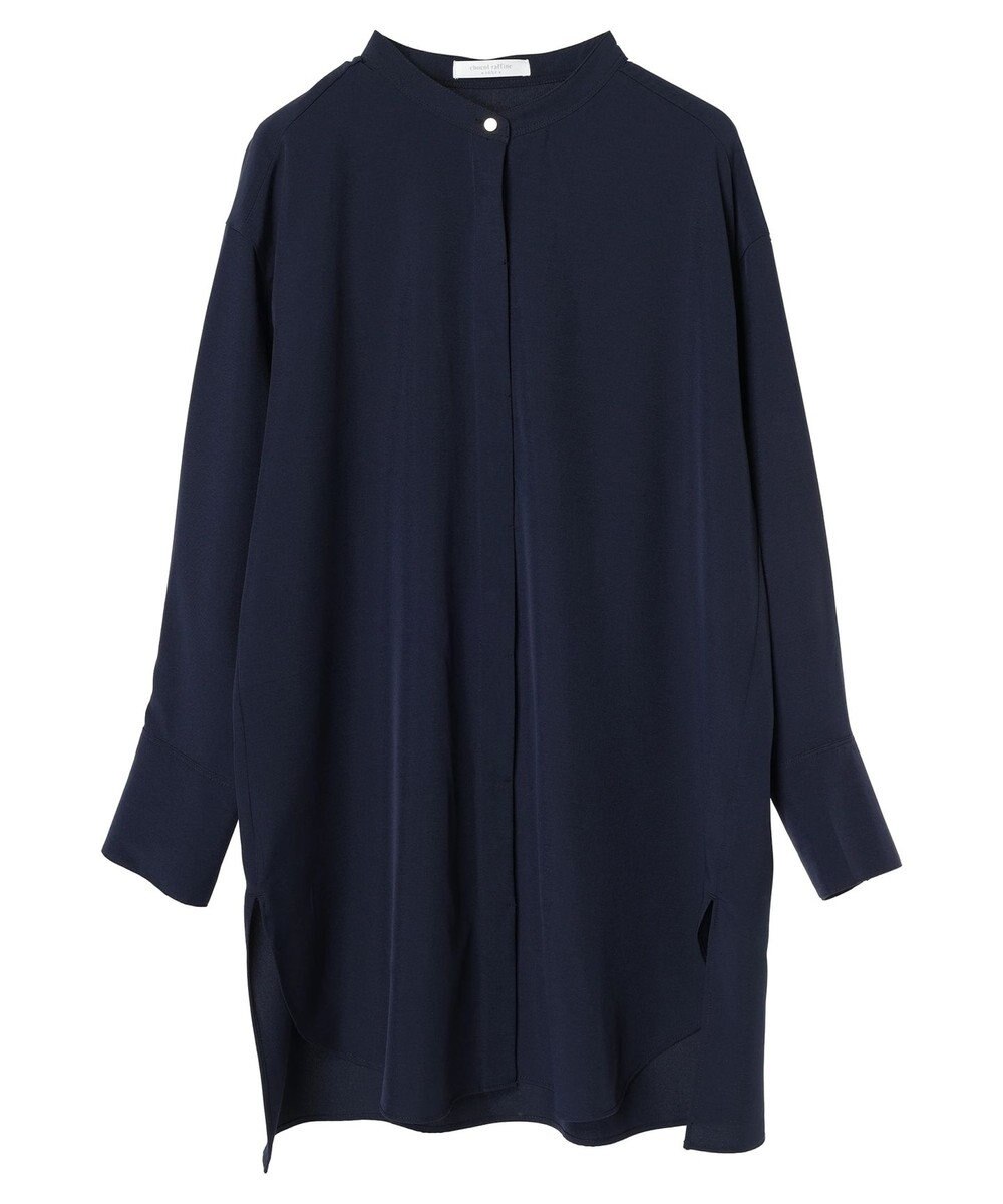 Green Parks イージーケア　比翼ボタンチュニック 