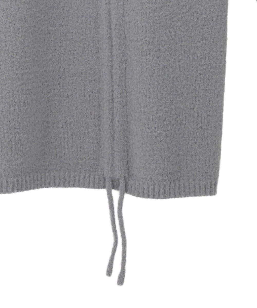 earth music&ecology パウダーシャギーシャーリングニットミニワンピース 