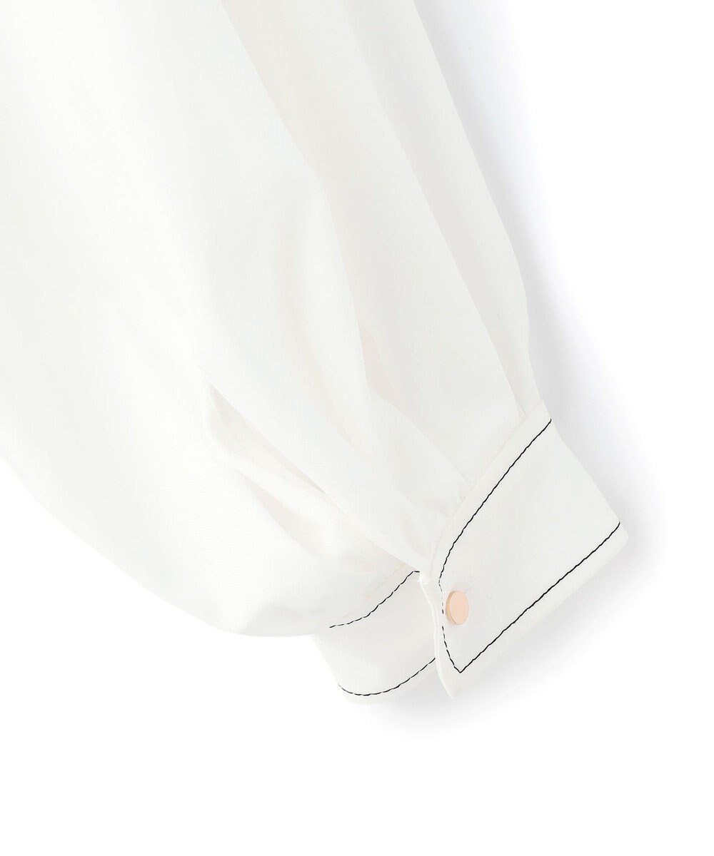 BEIGE， AXI / 刺繍ステッチ ドルマンスタンドブラウス 