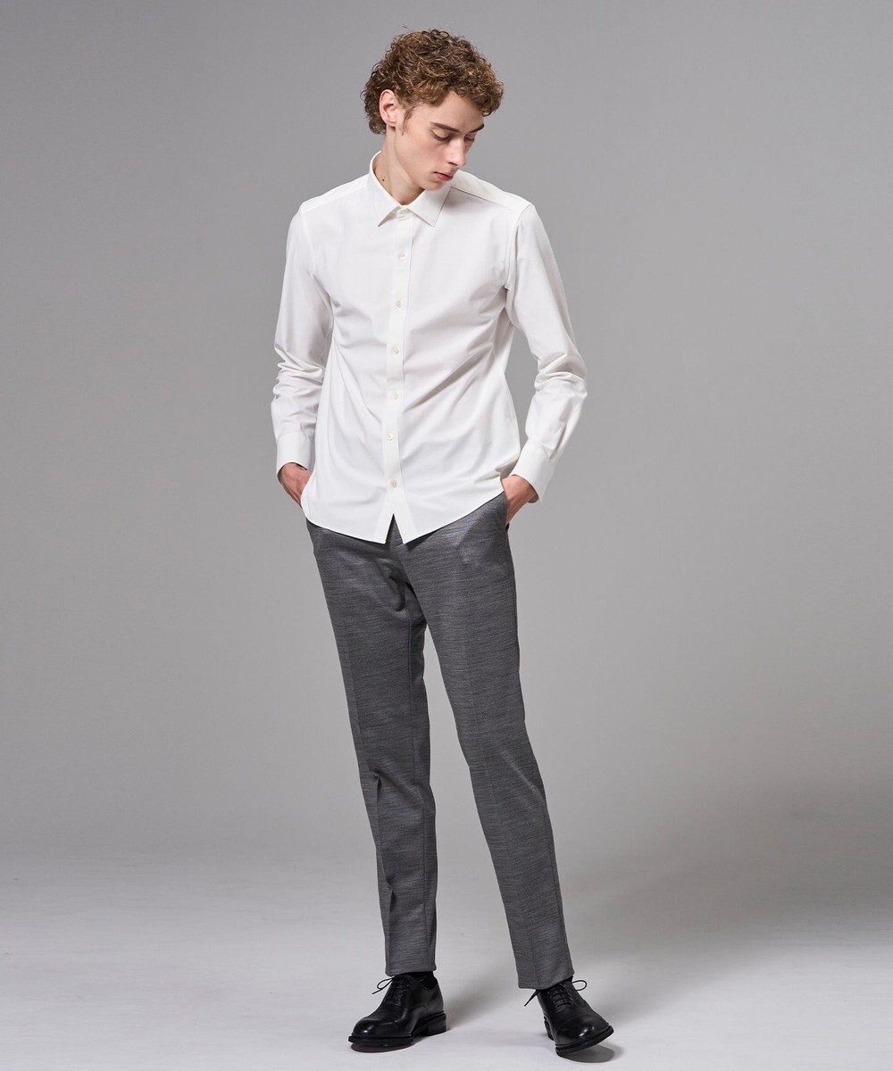 JOSEPH HOMME 新素材【ストレッチ】コンフォートクリアジャージー　長袖レギュラーカラーシャツ 