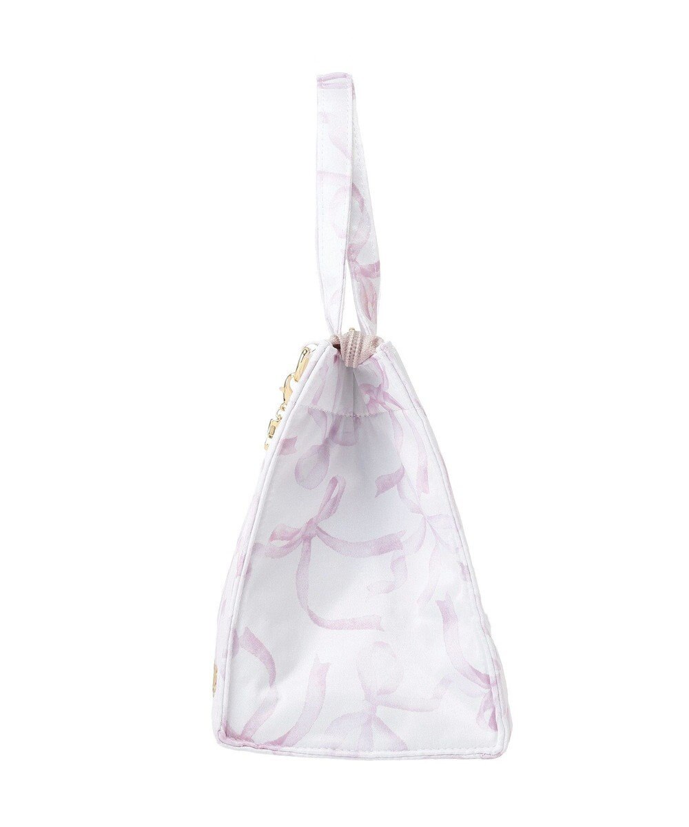 Maison de FLEUR 【保冷機能付き】リボン柄保冷バッグ 