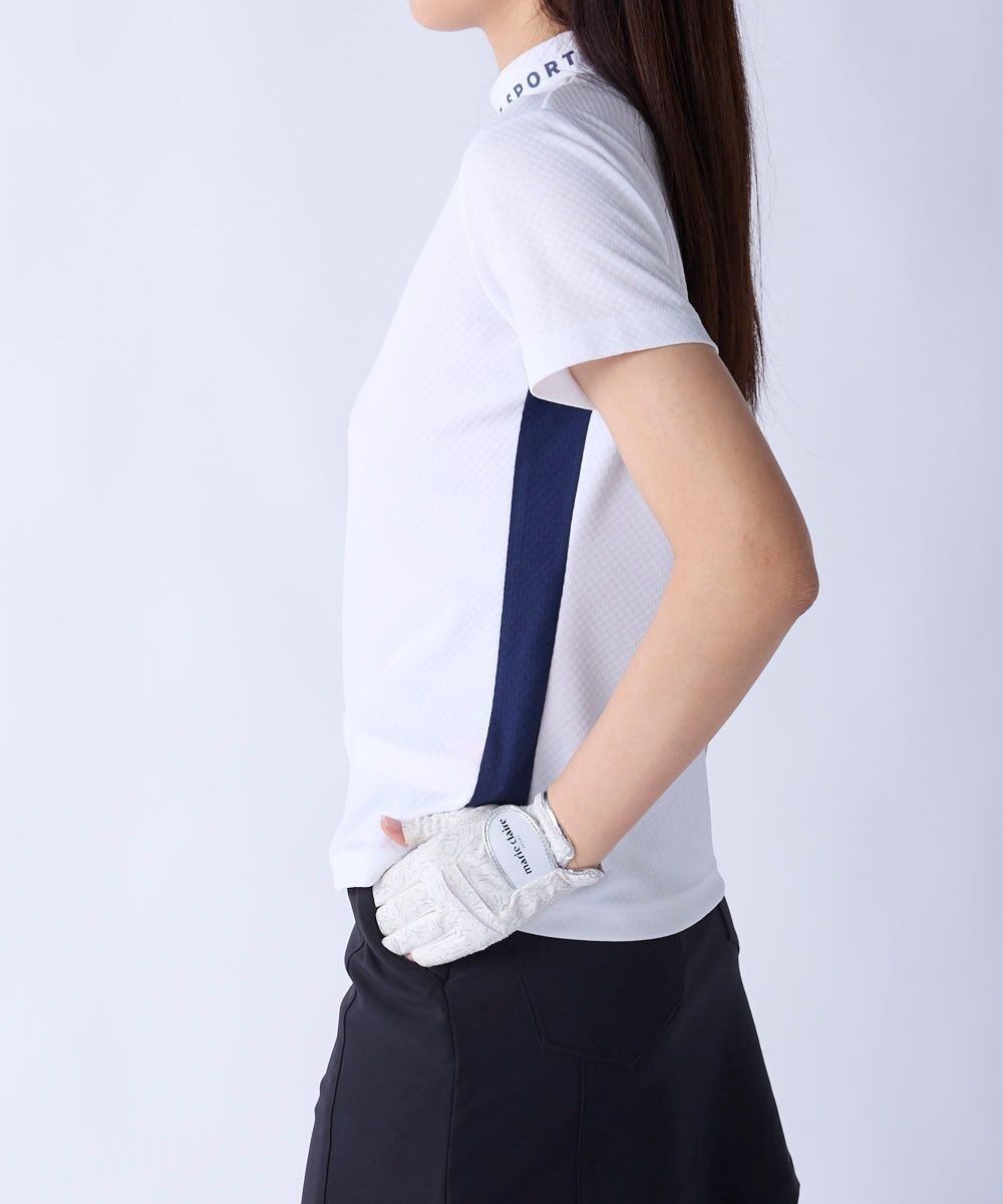 FILA GOLF／marie claire 【Marie claire sports】半袖モックネックシャツ 