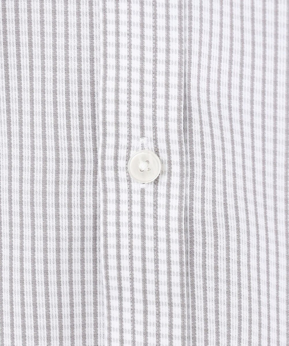 GOTAIRIKU 春夏向け【形態安定】SUMMERPREMIUMPLEATS_ボタンダウン 半袖ドレスシャツ（ストライプ） 