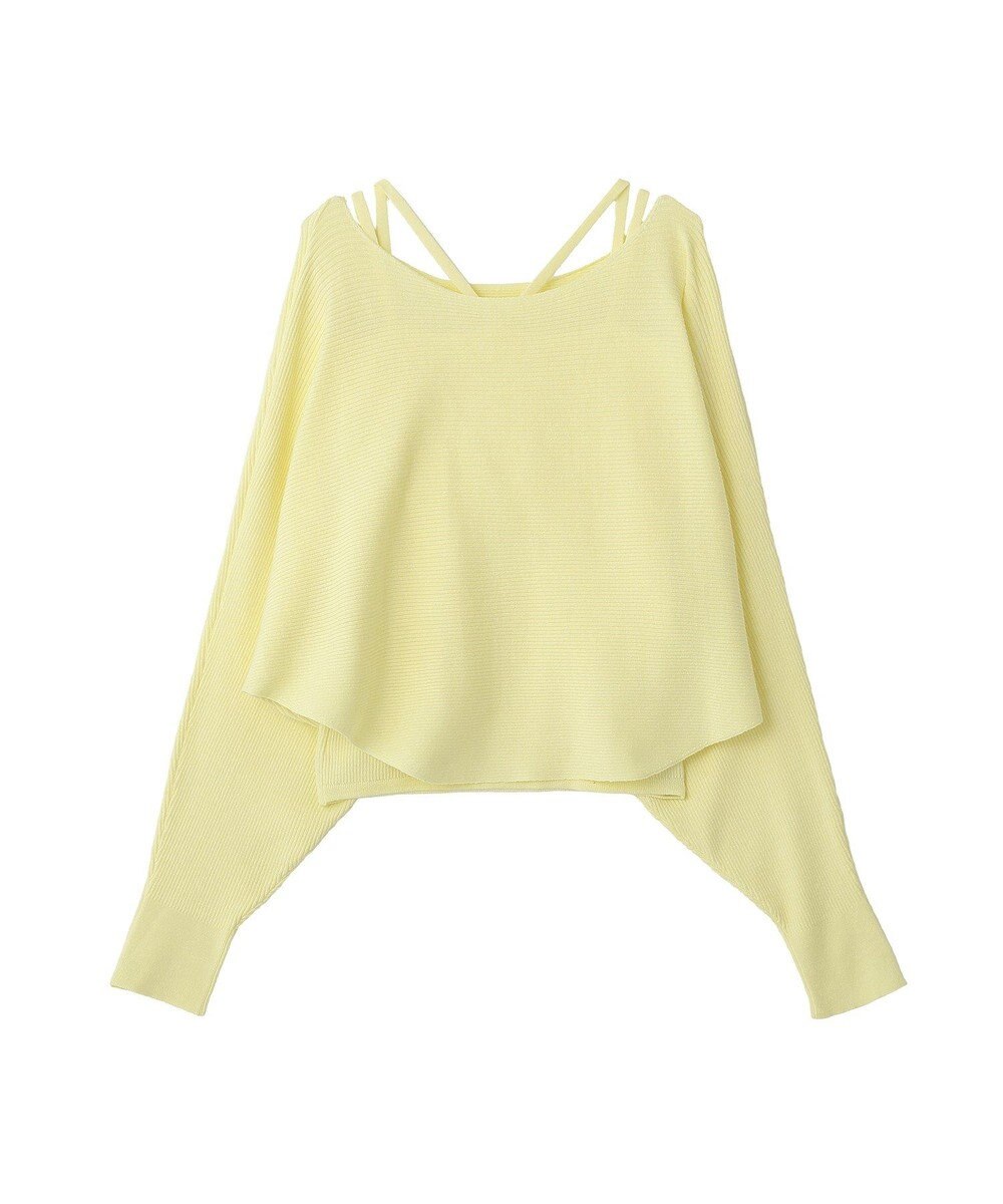 earth music&ecology 【2WAY】SET2点クロスニット＋キャミソール 