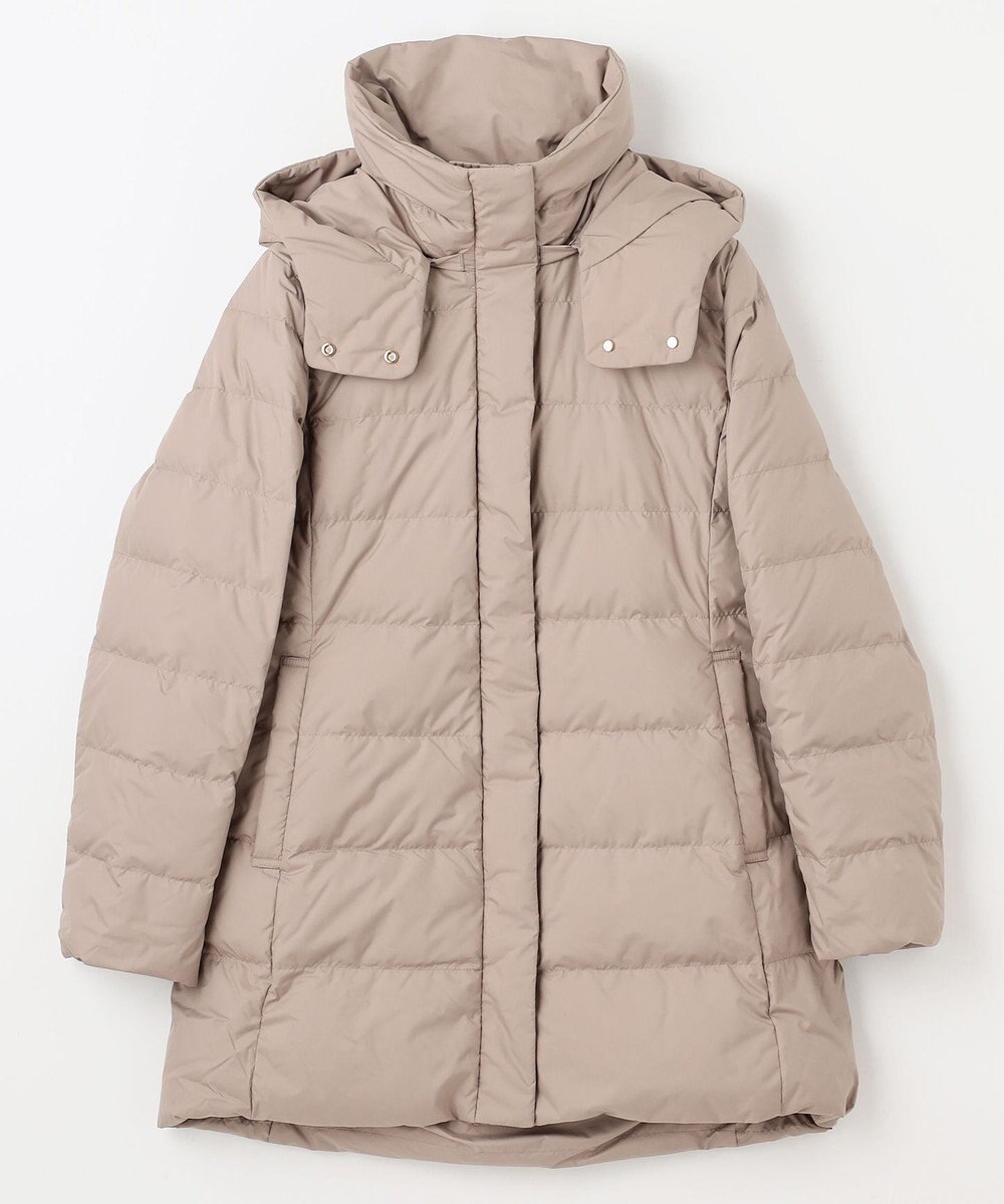 ANY 【洗濯機可/フード取り外し可能/撥水】楽映えリッチロング丈ダウン 