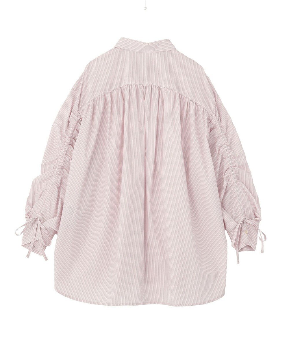 AMERICAN HOLIC 【イージーケア】バックギャザーリボンシャツ 