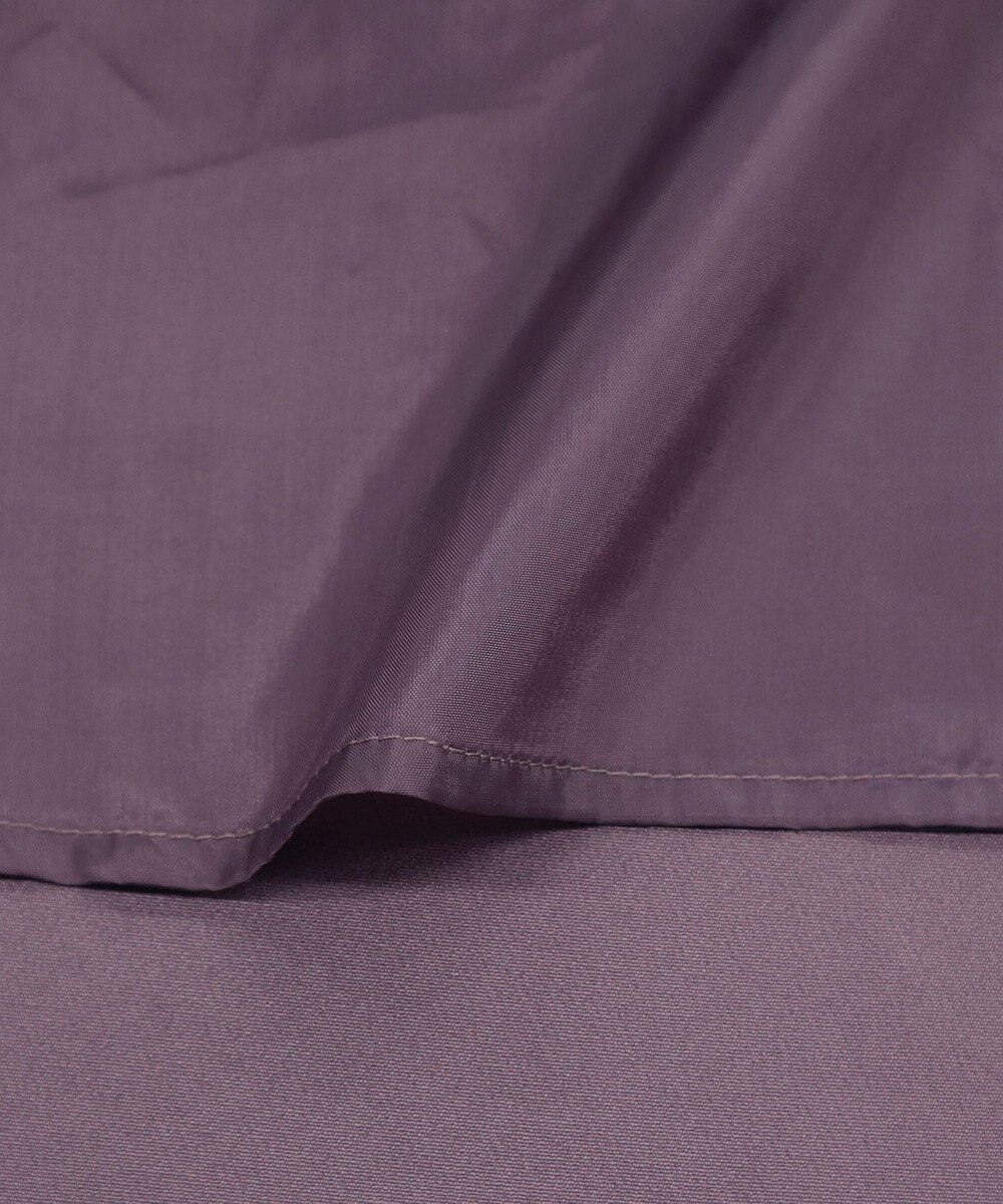 Tiaclasse 【洗える】裾に向かってエレガントに広がる美光沢フレアワンピース 