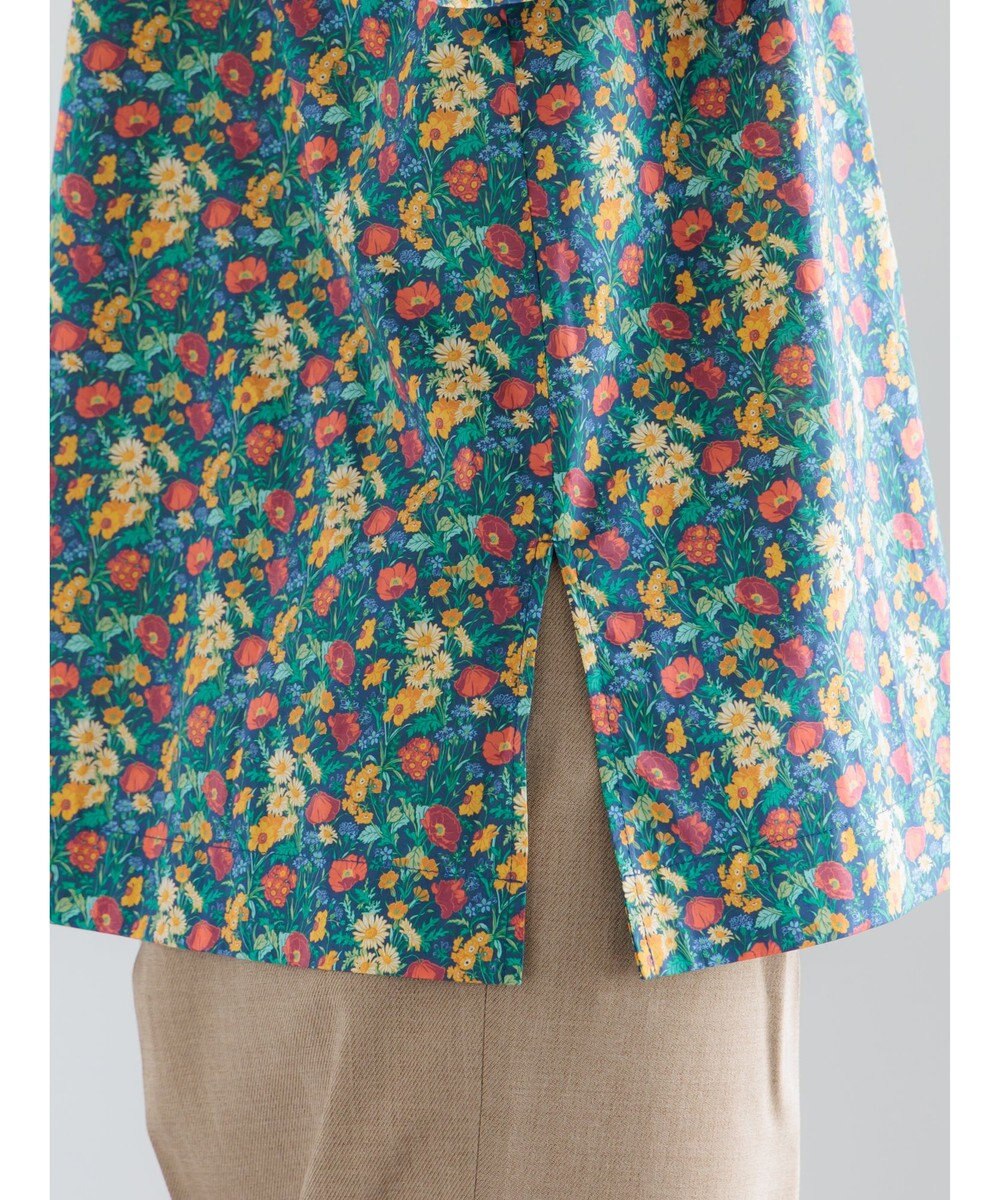 Te chichi 【LIBERTY FABRICS】フリルネックブラウス 