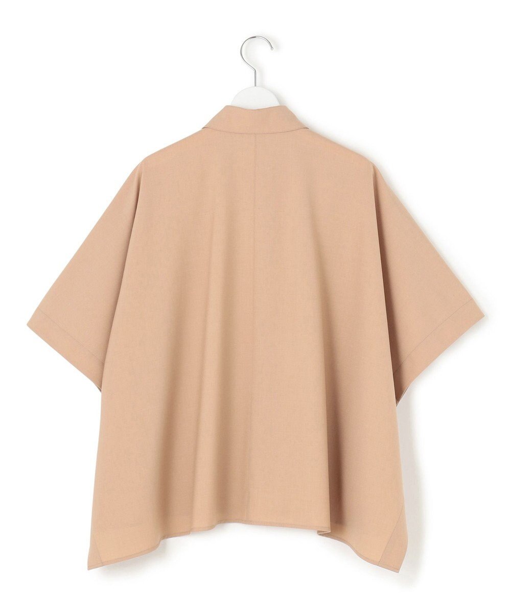 23区 L 【洗える】TWマットクロス ポンチョシルエット シャツ 