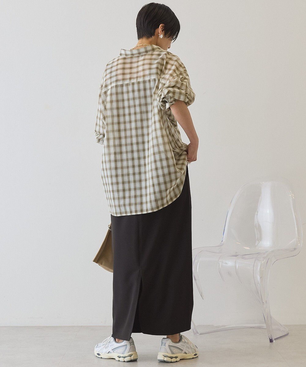 AMERICAN HOLIC シアーチェックシャツ 