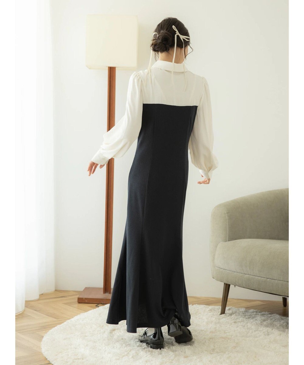 earth music&ecology ビスチェ風ドッキングワンピース 