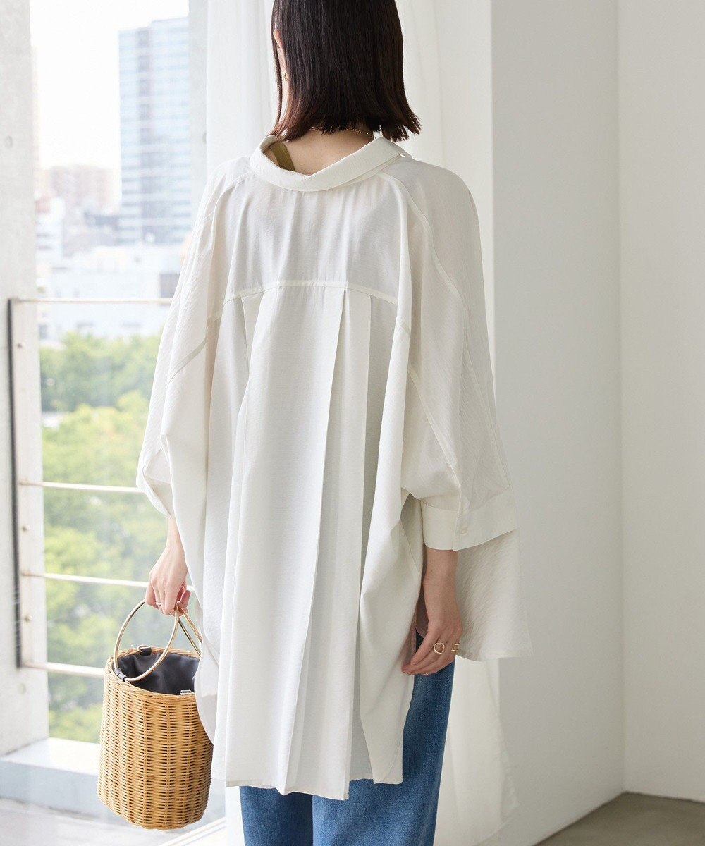 AMERICAN HOLIC 【WEB限定】接触冷感Wポケットシャツチュニック 