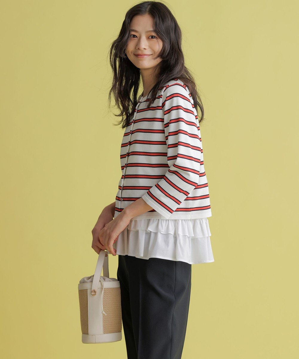 組曲 マイラックカラー カーディガン 