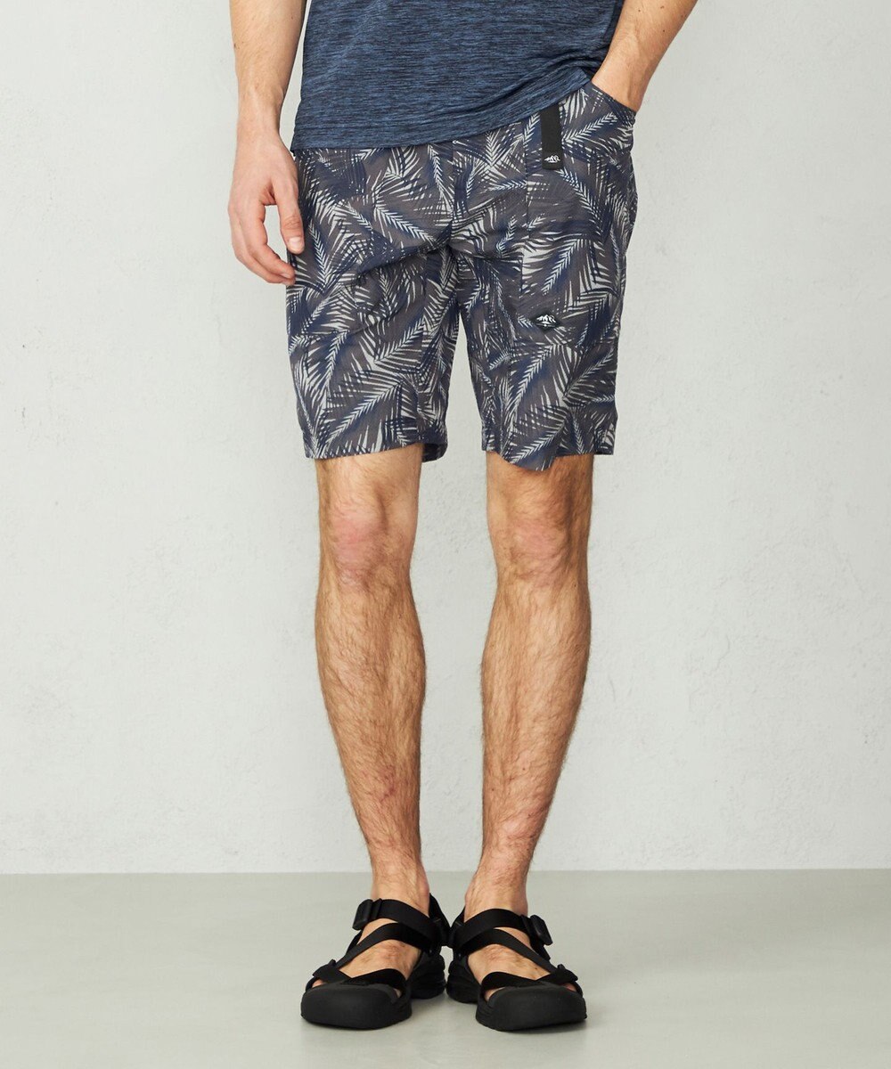 JOSEPH ABBOUD MOUNTAIN 【UNISEX】3Dエンボスリーフ ハーフパンツ 